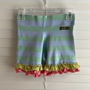 COPY - The brand is Matilda Jane. Striped shorts with ruffles. They are a size …